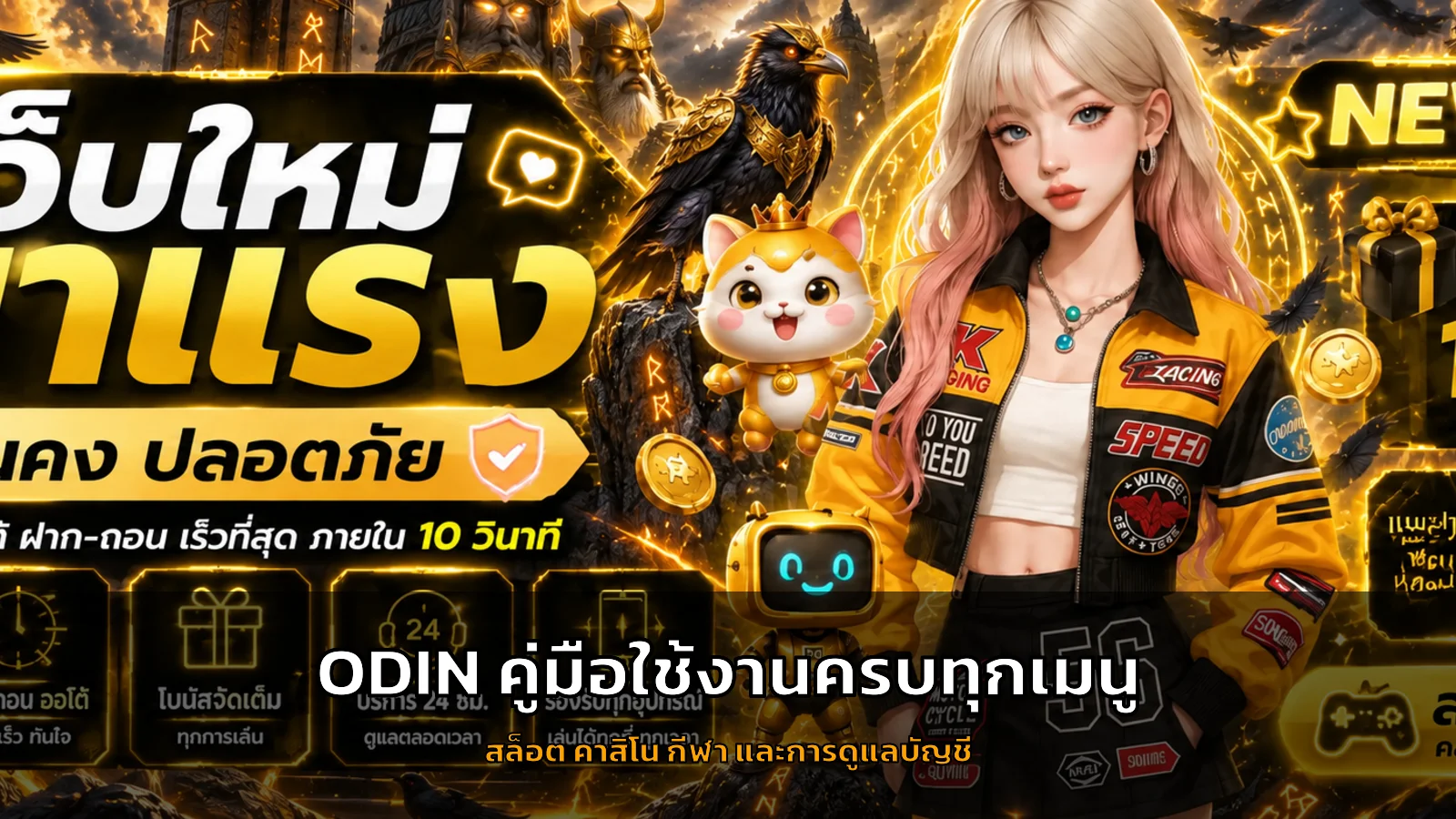 ODIN คู่มือเลือกเกมสล็อต | เข้าใจ RTP และตั้งงบ